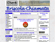 Tablet Screenshot of briscolachiamata.it